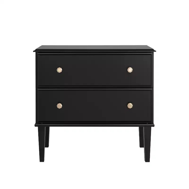 Comodino Prepac Lux a 2 cassetti