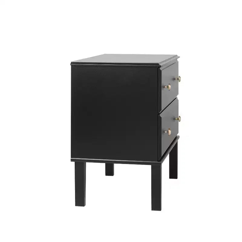 Comodino Prepac Lux a 2 cassetti