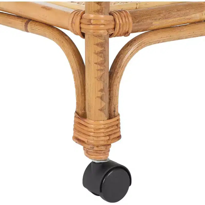 Carrello da Bar a 2 Ripiani Treise - BCT6501A - Naturale - Safavieh