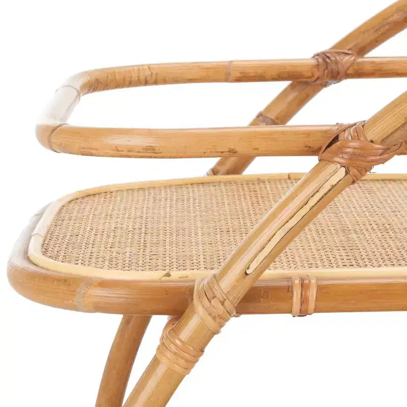 Carrello da Bar a 2 Ripiani Treise - BCT6501A - Naturale - Safavieh