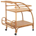 Carrello da Bar a 2 Ripiani Treise - BCT6501A - Naturale - Safavieh