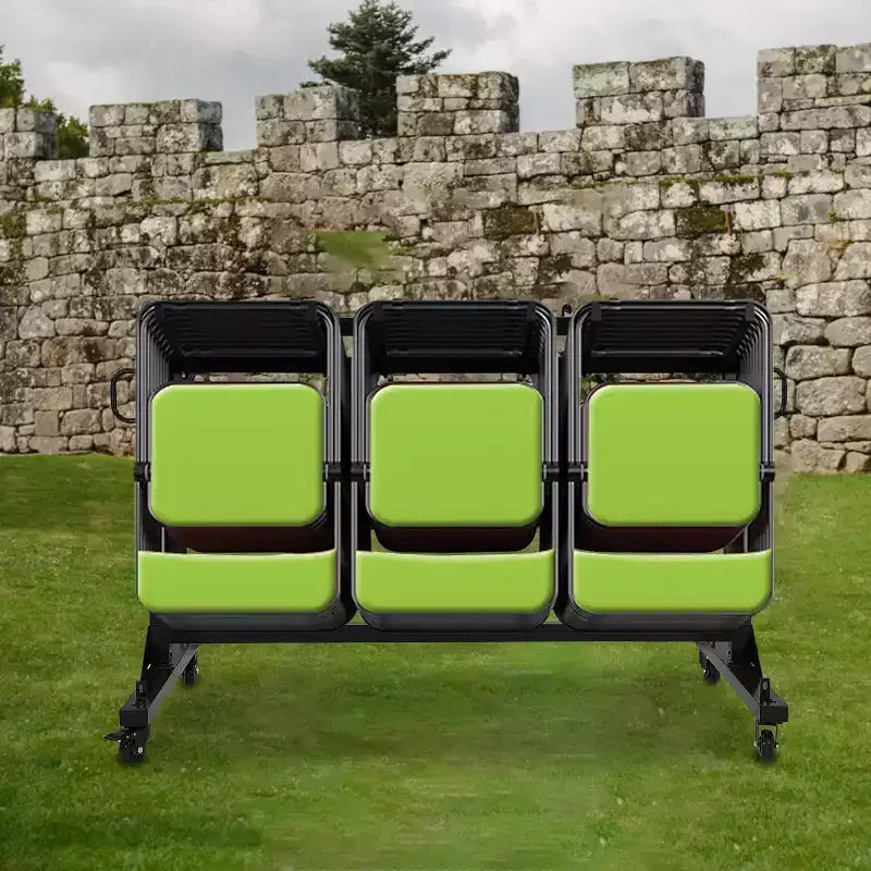Carrello per Sedie Pieghevoli con Ruote Porta Sedie Pieghevoli per Conservare Sedie o Tavoli Capacità 180/360 kg Carrello Porta Sedie