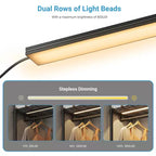 VIPEK R3LC Stender appendiabiti con copertura, Stender appendiabiti resistente con luci LED dimmerabili, Stender appendiabiti in metallo con ruote, Armadio con copertura