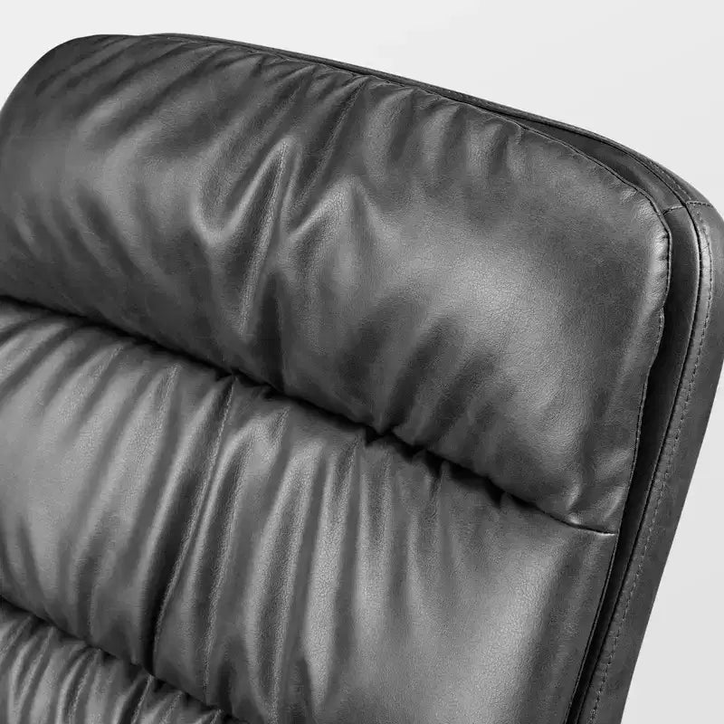 EUREKA ERGONOMIC Regal, Sedia da ufficio in pelle PU, 21,85 P x 24,41 L x 36,61-39,96 A