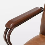 EUREKA ERGONOMIC Regal, Sedia da ufficio in pelle PU, 21,85 P x 24,41 L x 36,61-39,96 A