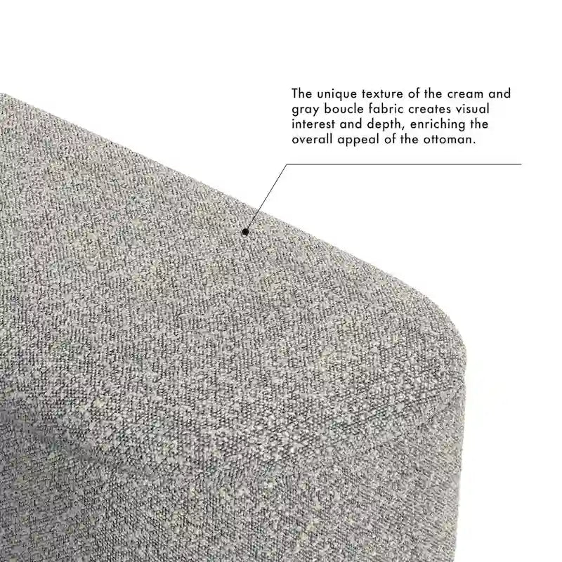 Panca contenitore Ellipse con seduta imbottita e gambe in metallo nero – Velluto blu acciaio / Ecopelle marrone / Bouclé crema, Singola