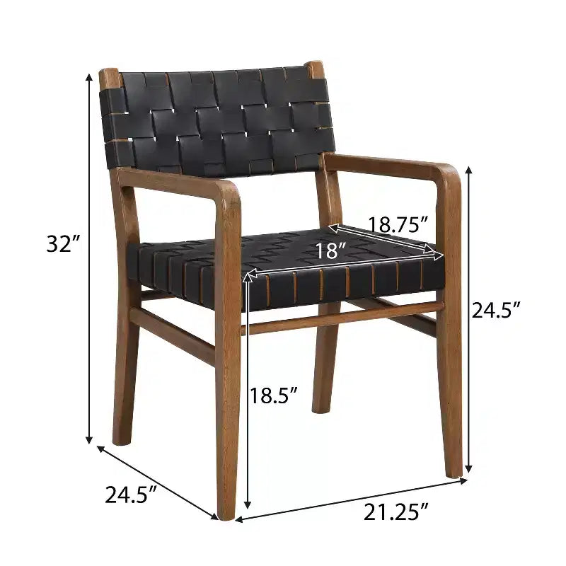 Sedia da pranzo Christopher Knight Home Prosen in similpelle e legno di gomma (Set di 2)