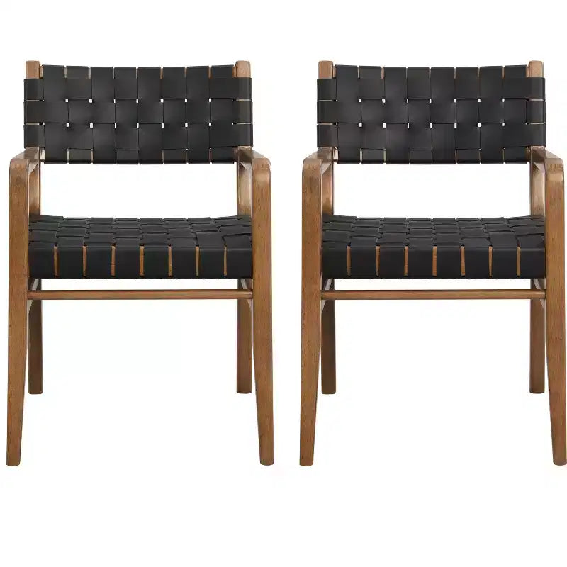 Christopher Knight Home Prosen Faux Leather and Rubberwood Dining Chair (Set of 2)