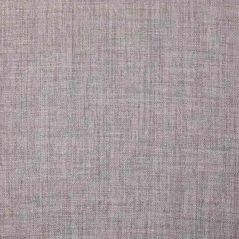 Sedie da pranzo con schienale alto in tessuto di lino e borchie decorative – Grigio / Bianco Crema / Marrone Chiaro