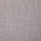 Sedie da pranzo con schienale alto in tessuto di lino e borchie decorative – Grigio / Bianco Crema / Marrone Chiaro