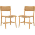 Hylos Rope Dining Chair (Set of 2) - DCH8803 - Natural/Light Blonde - Safavieh