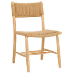 Sedia da pranzo in corda Hylos (set da 2) - DCH8803 - Naturale/Biondo chiaro - Safavieh