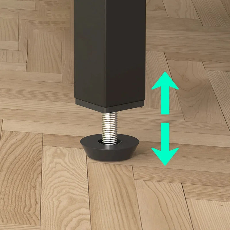 Scrivania angolare a L reversibile con ripiani e stazione di ricarica integrata – Rovere grigio / Nero / Marrone rustico / Bianco, Singola