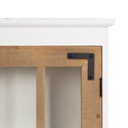 Kate e Laurel Hutchins Pensile in Legno, 24x28, Bianco