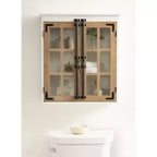 Kate e Laurel Hutchins Pensile in Legno, 24x28, Bianco