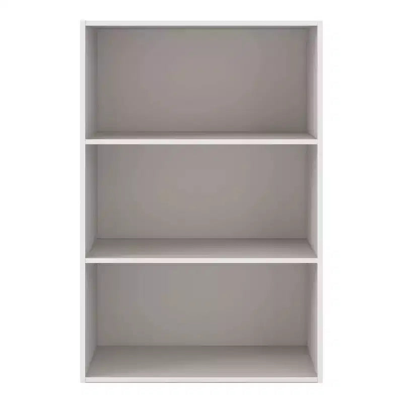 24/7 Shop At Home Libreria moderna a 3 ripiani impilabile e modulare Silkpath da 35,3 pollici