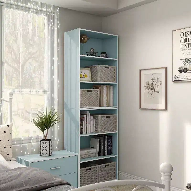 24/7 Shop At Home Libreria moderna a 3 ripiani impilabile e modulare Silkpath da 35,3 pollici