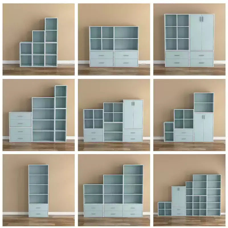 24/7 Shop At Home Libreria moderna a 3 ripiani impilabile e modulare Silkpath da 35,3 pollici