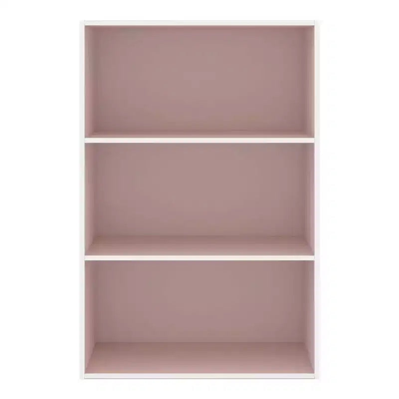 24/7 Shop At Home Libreria moderna a 3 ripiani impilabile e modulare Silkpath da 35,3 pollici
