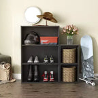 24/7 Shop At Home Libreria moderna a 3 ripiani impilabile e modulare Silkpath da 35,3 pollici