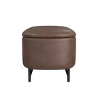 Panca contenitore HomePop Ellipse con gambe in metallo