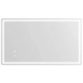 WallBeyond Rectangular LED Vanity Mirror Clear