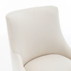 Sedia da Pranzo Senza Braccioli con Rivestimento in Velluto e Gambe in Metallo Dorato – Beige / Verde / Nero / Blu Scuro / Grigio