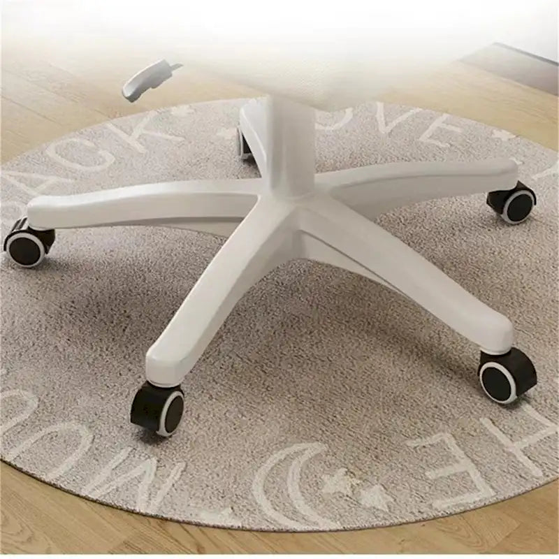 Sedia da ufficio girevole in tessuto beige - Altezza regolabile, monoposto
