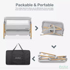 Evolur Lullaby Culla Portatile con Ruote
