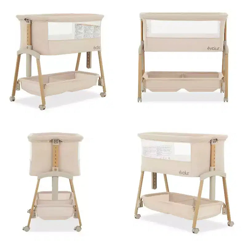 Evolur Lullaby Culla Portatile con Ruote