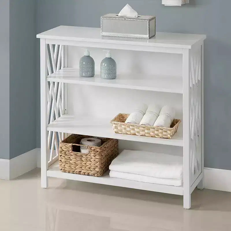 Scaffale contenitore Alaterre Furniture Coventry Bath, bianco