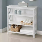 Scaffale contenitore Alaterre Furniture Coventry Bath, bianco