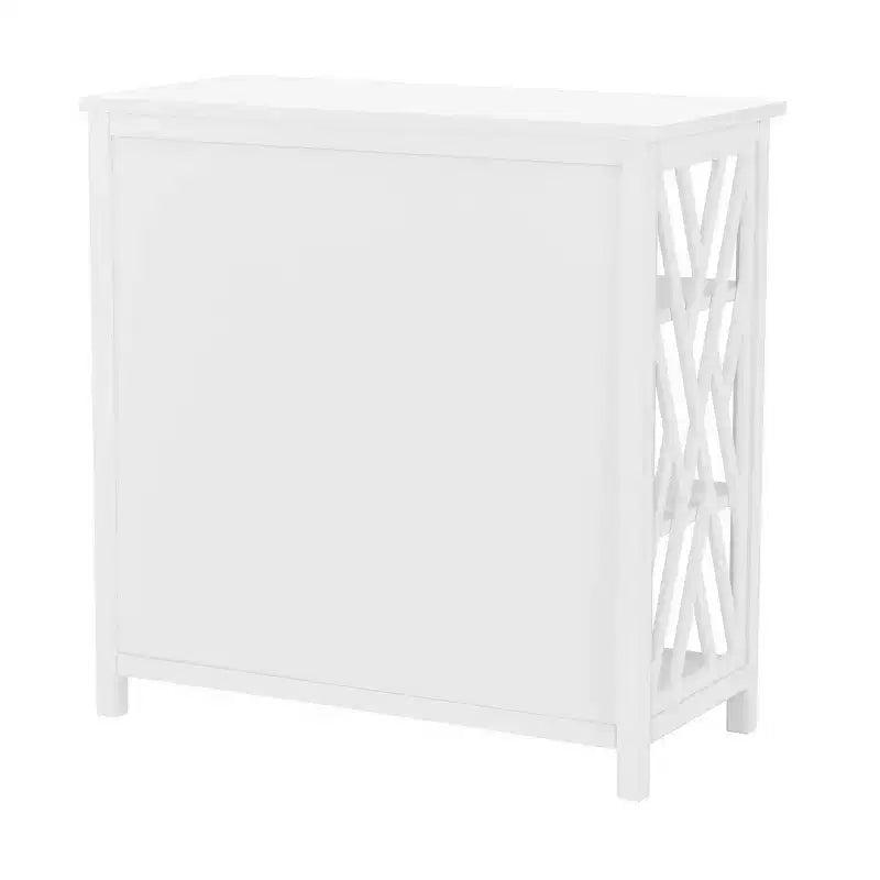 Scaffale contenitore Alaterre Furniture Coventry Bath, bianco