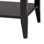 Comodino Baxton Studio Primrose in legno scanalato a 6 cassetti