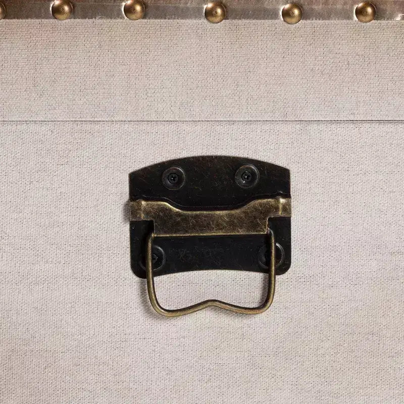 Mobiletto contenitore a 2 cassetti Baxton Studio Agatha Canvas