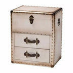 Mobiletto contenitore a 2 cassetti Baxton Studio Agatha Canvas