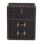 Mobiletto contenitore a 2 cassetti Baxton Studio Agatha Canvas