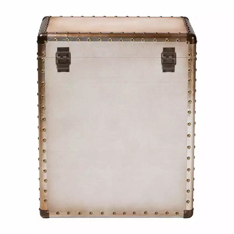 Mobiletto contenitore a 2 cassetti Baxton Studio Agatha Canvas