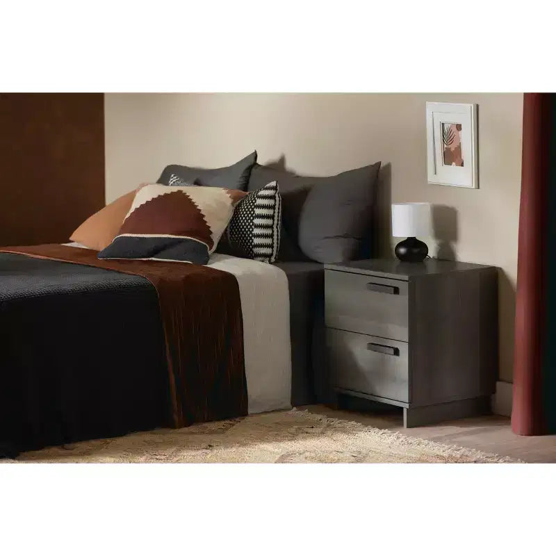 Comodino Cavalleri South Shore con 2 cassetti